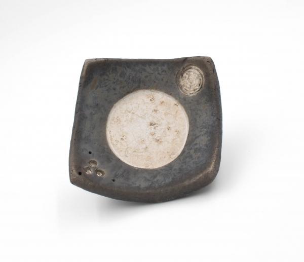 Handgemachter Kerzenständer schwarz